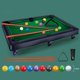 thumbnail image 4 of Juego de mesa de billar portátil, juego de billar en miniatura con juego de bolas, juego para viajes, , escritorio, sala de juegos en S Sunnimix Juego de billar, 4 of 8