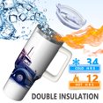 thumbnail image 3 of Truck Art Stainless Steel Tumbler with Lid and Handle, for mom, 30oz, 3 of 4
