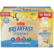 Carnation Breakfast Essentials Ready to Drink Nutritional Breakfast Drink, Classic French Vanilla, 12 - 8 FL OZ Cartons