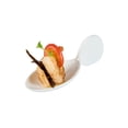 thumbnail image 2 of Restaurantware Fish White Porcelain Spoon, 10 count box, 4" x 1 1/2" x 1 1/4", 2 of 2
