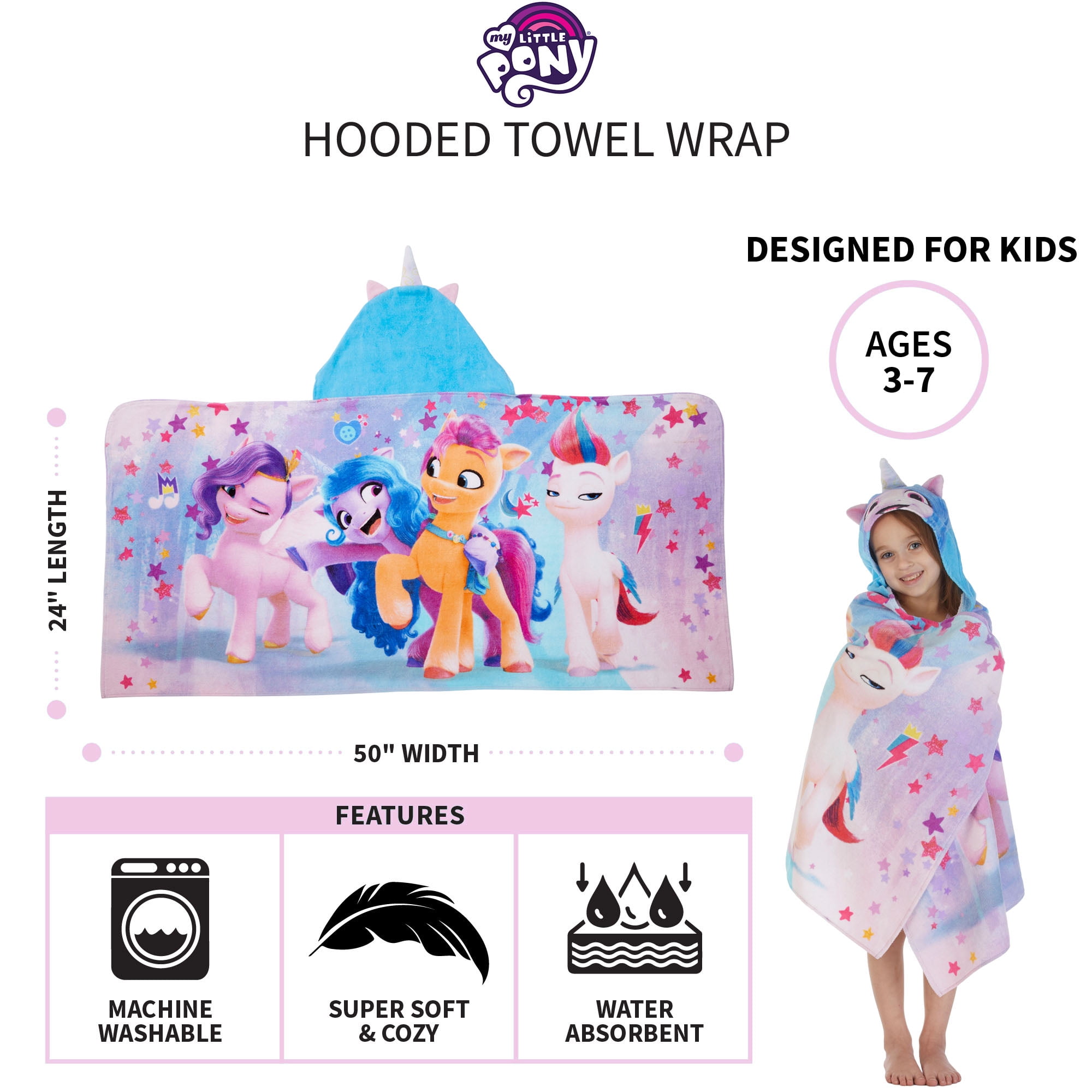 My little pony hooded towel sale