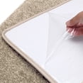 thumbnail image 6 of Pure Era Bullnose 9" x 30" Carpet Stair Treads Protector Cover Indoor Non Slip Self Adhensive Set of 14,Cream Gray/Tan Gray, 6 of 13