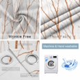 thumbnail image 4 of Orange Branches Blackout Curtains for Bedroom/Living Room, Thermal Insulated Kitchen Curtains, Modern Abstract Art Forest Silhouettes Grommet Darkening Window Treatment Drapes 52"x84"x2, 4 of 8
