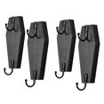 thumbnail image 2 of Halloween Coffin Wall Hanging, Coffin Wall Hook for Keys for Wall - Rustic Black Wooden Hanger for Keys, Mugs, Purse B, 2 of 5