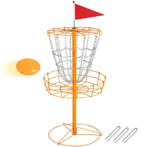 Topeakmart 12chain portable disc golf goal target basket game target Topeakmart 12chain portable disc golf goal target basket game target