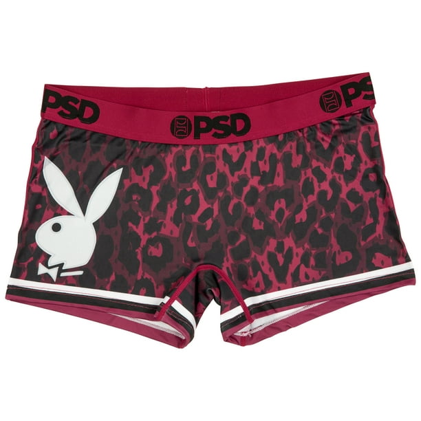 Playboy Animal Print Baller PSD Boy Shorts Underwear-Large 