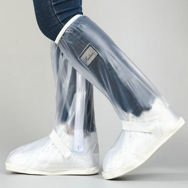 Fiudx Cubrezapatillas Impermeable Yuyisi, Diseño de Pvc Impermeable, Suela Antideslizante, Suela Gruesa, Ideal para Actividades Al Aire Libre, Equitación, Pesca y Acampada, Fácil de Transportar, Tama