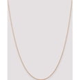 thumbnail image 2 of 14K Rose Gold .7 mm Carded Cable Rope Chain (24 X 0.7) Made In United States 7rr-24, 2 of 5