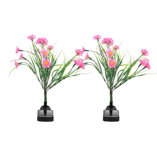 Toystoory LED Solar Flor Silvestre Lámpara Césped Luz Simulación Luz Solar Jardín Villa Decoración Luz Iluminación y accesorios Toystoory HA020497-00