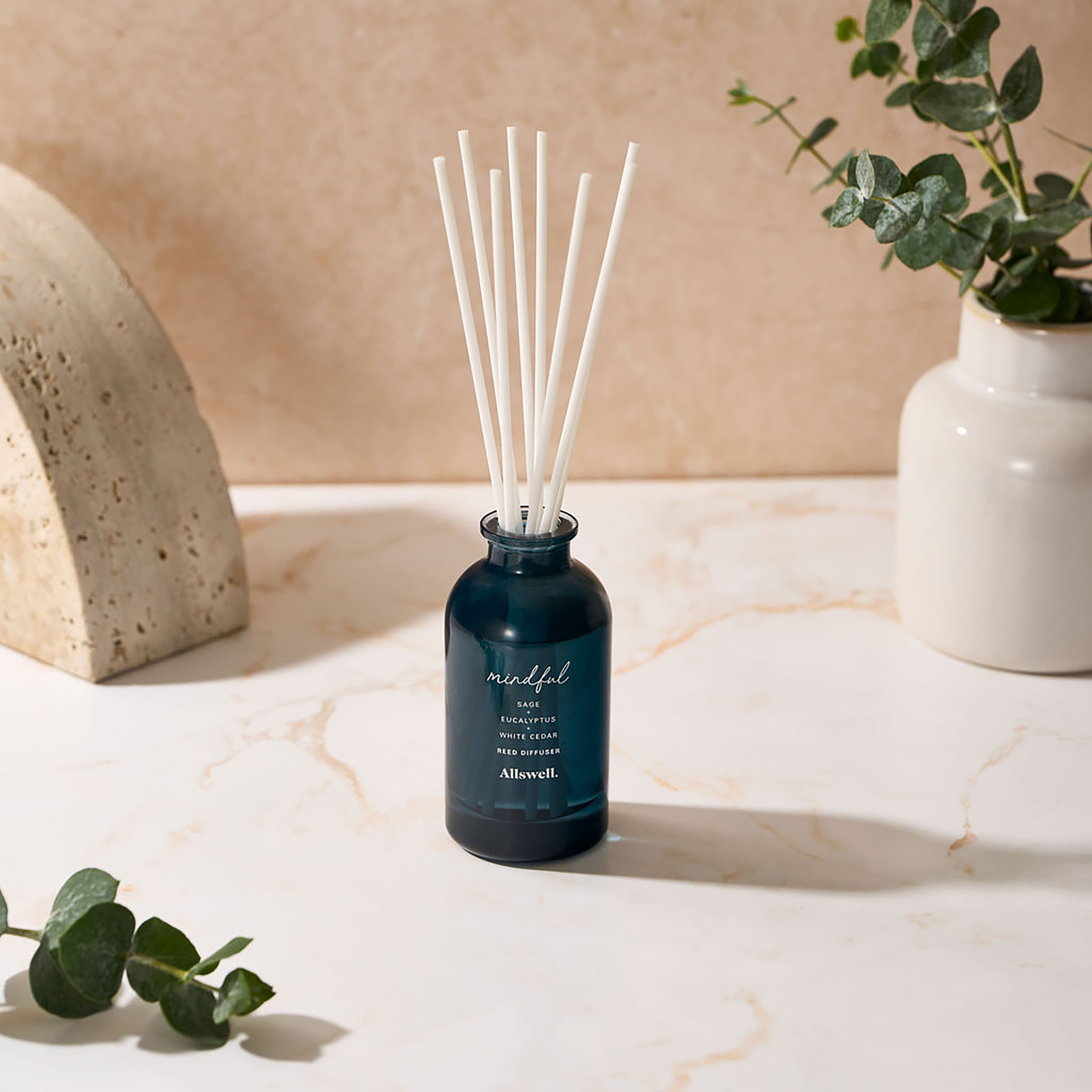Allswell Mindful Reed Diffuser, Sage Eucalyptus, 3 fl oz photo 5