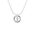 thumbnail image 2 of Delight Jewelry Silvertone Number - 3 - Hero Ring Charm Necklace, 18", 2 of 4