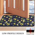 thumbnail image 3 of Yellow Lemon Fruits DarkBlue Pattern Door Rugs,Washable Non Slip Door Mats Indoor,Decorative Door Mats,Entry Mat Indoor for Entrance,Bedroom,Kitchen,Bathroom,30"x17", 3 of 6