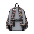 thumbnail image 3 of Fireman and Helicopter Black Pattern Backpack for School, Cute School Bag with Adjustable Shoulder Straps and Padded Back, 13.4"x11"x4.7", 3 of 5