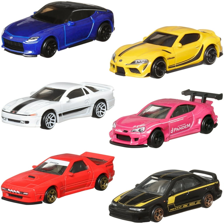 Hot Wheels 1:64 Japan Street Theme Multipack 6-Car Set