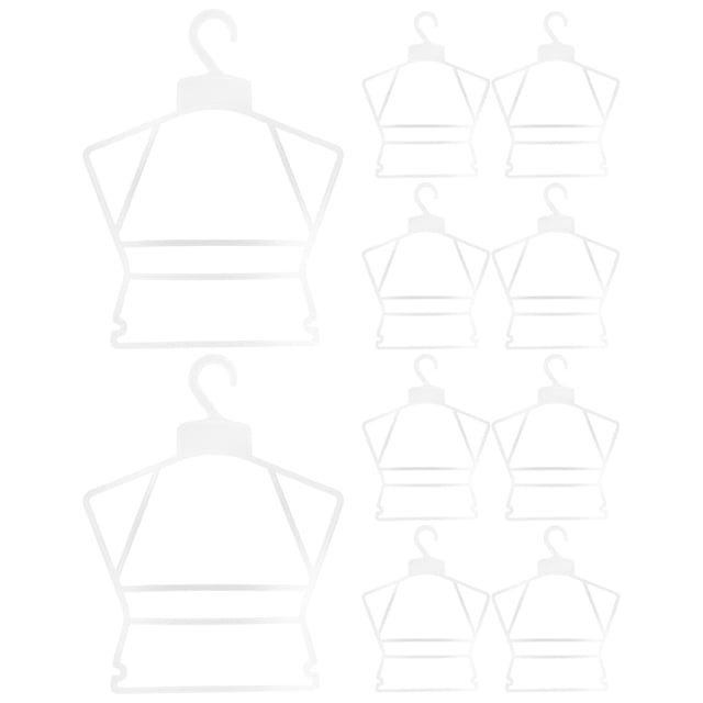 10pcs Kids Clothes Hangers Baby Clothes Drying Racks Infant Clothes Laundry Hangers