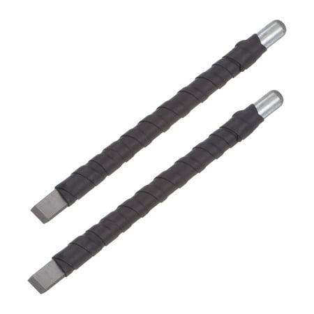 

Uxcell 10mm Tungsten Carbide Flat Tip Leather Cloth Handle Wood Carving Chisels 2 Pack