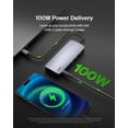 thumbnail image 4 of Belkin USB-C Hub - 6-in-1 Multi-Port Adapter Dock with 4K HDMI, USB-C 100W PD Pass-Through Charging, 2X USB-A Ports, Gigabit Ethernet Ports, and SD Slot for MacBook Pro, Air, iPad, Pro, XPS and More, 4 of 7