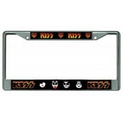 LICENSE PLATES ONLINE Kiss Army Chrome License Plate Frame