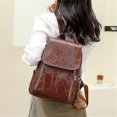 thumbnail image 4 of 2023 Nuevas mochilas para mujer, mochila sencilla de cuero sintético, mochila de gran capacidad para mujer, mochila impermeable de alta calidad para mujer, 4 of 5