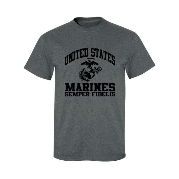 US Marines Semper Fidelis Adult Short Sleeve T-shirt