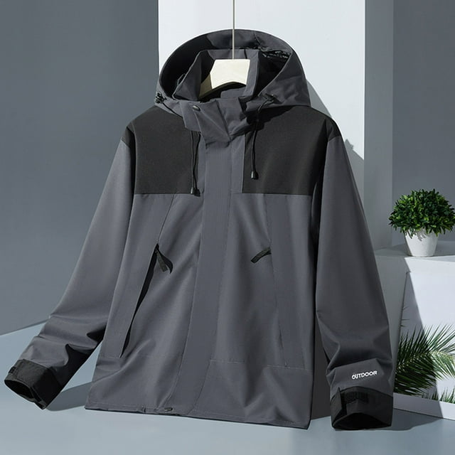 Soki Imperméable pour Femmes, Coupe-Vent Léger et Imperméable avec Capuchon, Manteau de Pluie Compact avec Poches