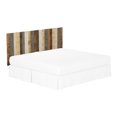 thumbnail image 1 of Barn Walls Floating Hanger 3 Panel Wall Headboard, Rustic Mix, Queen, 1 of 9