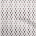thumbnail image 1 of oneOone Silk Tabby Maroon Fabric Asian Floral Block Craft Projects Decor Fabric Printed By The Yard 42 Inch Wide, 1 of 5
