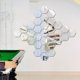 thumbnail image 2 of 12pcs de la venta caliente del diseño moderno adhesivo acrílico hexagonal 3D DIY pegatinas de pared Eccomum Plata, 2 of 6