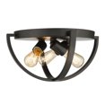 thumbnail image 2 of Golden Lighting 3167-FM15 EB Colson Flush Mount Ceiling Light, Etruscan Bronze, 2 of 4