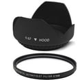 thumbnail image 5 of Acuvar 67mm Digital Tulip Flower Lens Hood and 67mm UV Filter for Nikon CoolPix P900, P950 Digital Camera, 5 of 5