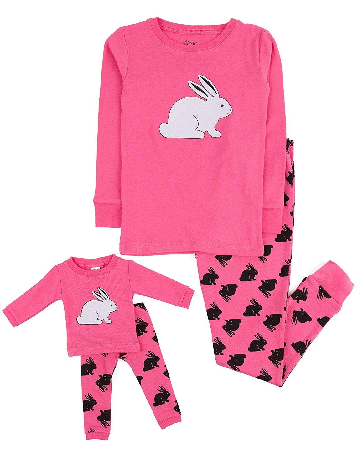 Leveret Kids & Toddler Pajamas Matching Doll & Girls Pajamas 100% Cotton 2 Piece Pjs Set Size 2 Toddler-14 Years Leveret Kids & Toddler Pajamas Matching Doll & Girls Pajamas 100% Cotton 2 Piece Pjs Set Size 2 Toddler-14 Years
