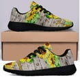 thumbnail image 3 of Dog Paw Sunflower You Are My Sunshine Shoes Sneakers for Women Men Black Size 8.5, 3 of 7