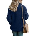 thumbnail image 4 of Ruyang Women's Fashion Winter Coat Long Sleeve Lapel Button Faux Shearling Shaggy Oversized Cardigan Jacket with Pockets, 4 of 6