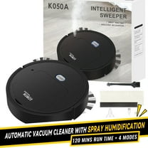 AYktou Robot Vacuum Cleaner 120 Mins Run Time,4 Sweeping Modes,Strong Suction,Slim Smart Robotic Vacuums Low Noise for Pet Family, Hard Floor, Hair, Low Pile Carpet