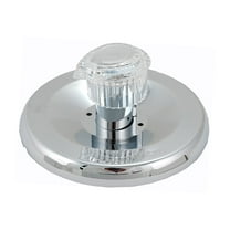 Thrifco 4402610 Aftermarket Tub/Shower Single Handle Trim Kit for Moen Posi-Temp Style, Acrylic Handle, Chrome Finish Faceplate Trim