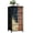 Color 5, variant on Dresser for Patriotic Bedroom with 4 Storage Drawers American Flag Burst Light Colorful Abstract Energy Dressers Chest of Drawers Steel Framed Fabric Closet Organizers Gifts for Dad Man