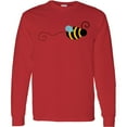 thumbnail image 3 of Inktastic Honey Bee Long Sleeve T-Shirt, 3 of 5