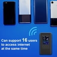 thumbnail image 2 of Enrutador Móvil 5G con Batería de 4400 MAh, Compatible con 16 Dispositivos Conectados, Punto de Acceso Móvil de Alta Velocidad y Baja Latencia., 2 of 5
