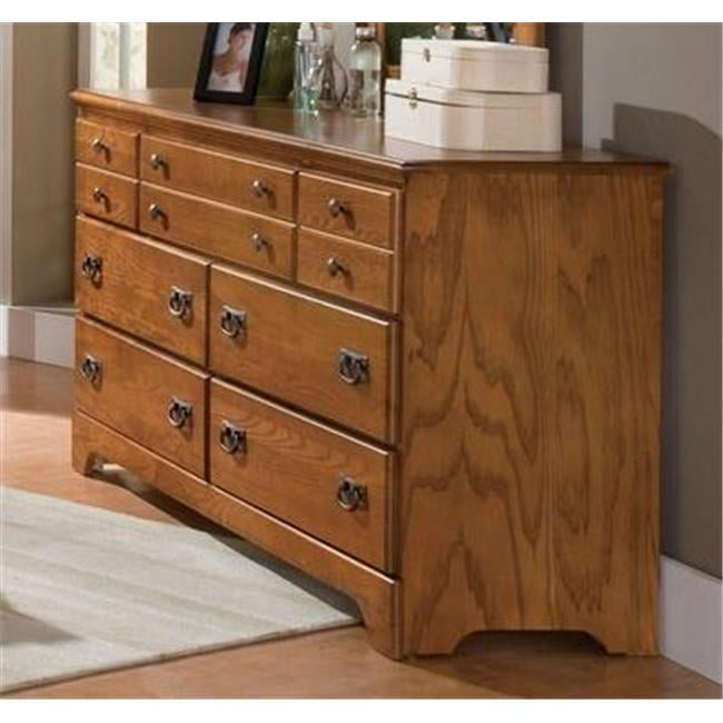 Carolina Furniture 385700 Creek Side Triple Dresser Chest Of Drawer In