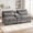 Gray, variant on AISWORD Chenille Armless Sofa Module with Ottoman, Freely Combined Modular Sofa Piece for Living Room, Gray