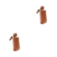 thumbnail image 4 of Soidarity Estuche protector de encendedor retráctil PU Camping viaje Picnic encendedor almacenamiento protección bolsa organizador café Marrón 2piezas Soidarity CBP362148, 4 of 6