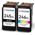 thumbnail image 5 of 245XL Ink Cartridges for Canon PG-245XL CL-246XL for PIXMA MG2522 TR4522 IP2820 MX492 Printer (Black, Tri-Color), 5 of 9