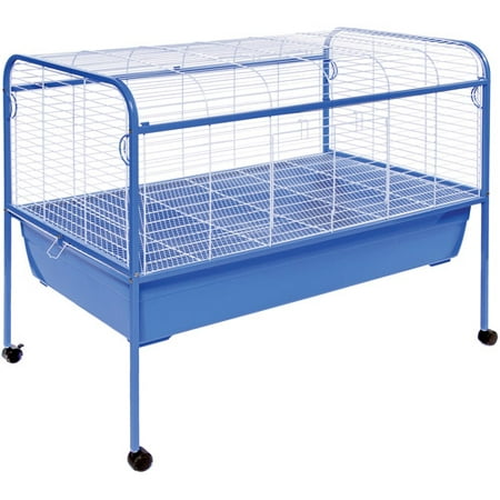 Prevue Pet Products Small Animal Cage with Stand, Green and White