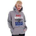 thumbnail image 3 of US Air Force Patriotic Sonic Boom Hoodie Sweatshirt Women Men Brisco Brands S, 3 of 6