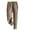 Khaki, variant on Timegrad Womens Cotton Linen Pants Lightweight Fall Casual Loose Elastic Waist Trousers Ripped Pants