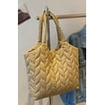thumbnail image 4 of Kukuzhu Quilted Tote Bag for Women Padding Down Cotton Hobo Bag Large Fashion Shoulder Bag, 4 of 6
