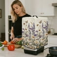 thumbnail image 4 of ZIATUBLES Dustproof Protector for Juice Extractors Multi-Function Washable Kitchen Appliance Storage Bag Stain Resistant Countertop Decor Case, Butterfly Lavender Daisy Print, 8 "W x 8 "D x 17 "H, 4 of 7