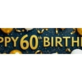thumbnail image 3 of Golden Glittery Happy 60th Birthday Banner Background Decors Party Supplies Birthday Decoration Photography Props Backdrop Party Decorations, 3 of 7