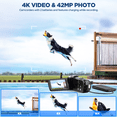 thumbnail image 2 of Campark 4K Video Camera Camcorder 42MP Vlogging Camera for YouTube with Remote Control LED Fill Light, 2 of 7