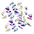thumbnail image 2 of Soidarity Juego de 50 piezas de cristal, excelente brillo, puntas 3D, decoración de uñas, diamantes de imitación, artesanía DIY para Juegos de manicura AB blanco, 2 of 6